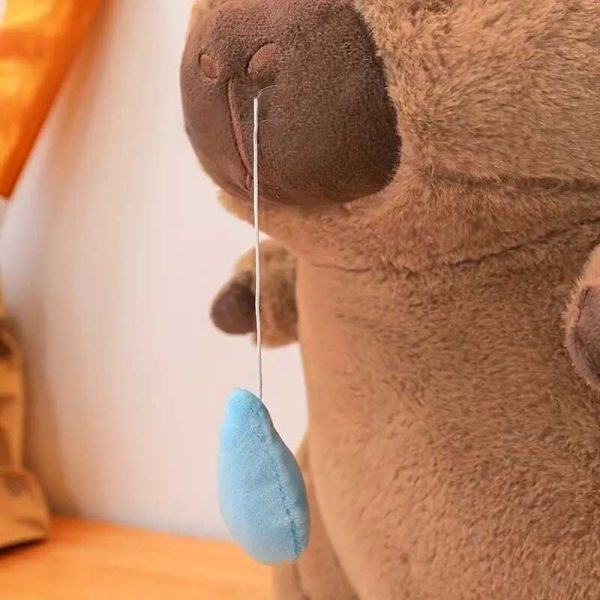 Capybara plüss , barna , 60 cm