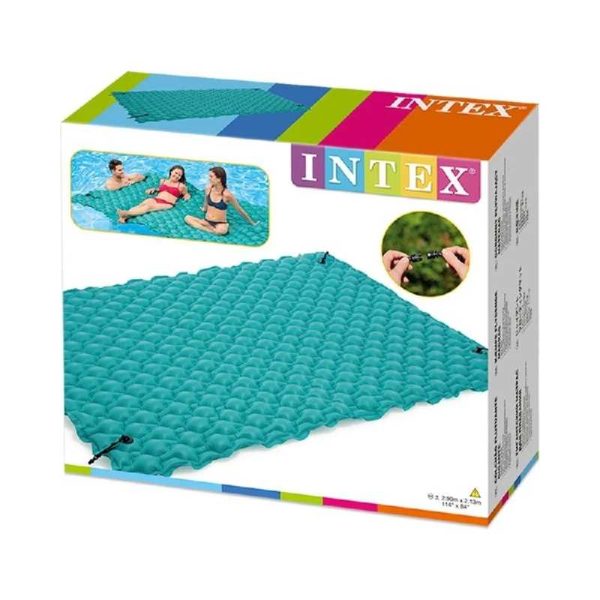 Intex 56841 Hatalmas Felfújható Nyugágy – 290x213 cm, dupla légkamrás kialakítás