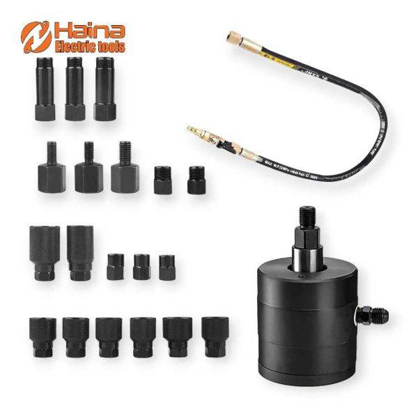 Haina HA-2540 21 részes Pneumatikus Diesel Injektor Kihúzó Készlet, Univerzális, 6-12 bar