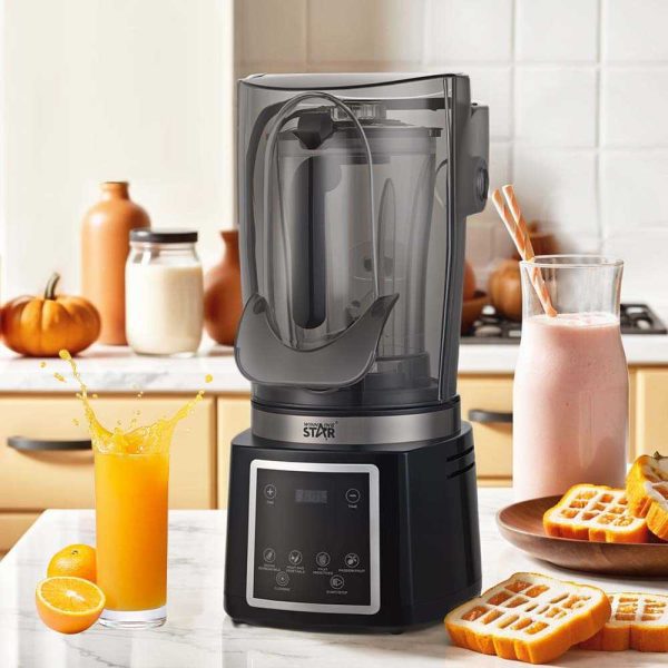 WINNING STAR ST-5905 Csendes, Nagy Sebességű Turmixgép – 4.5L, 800W, Fekete