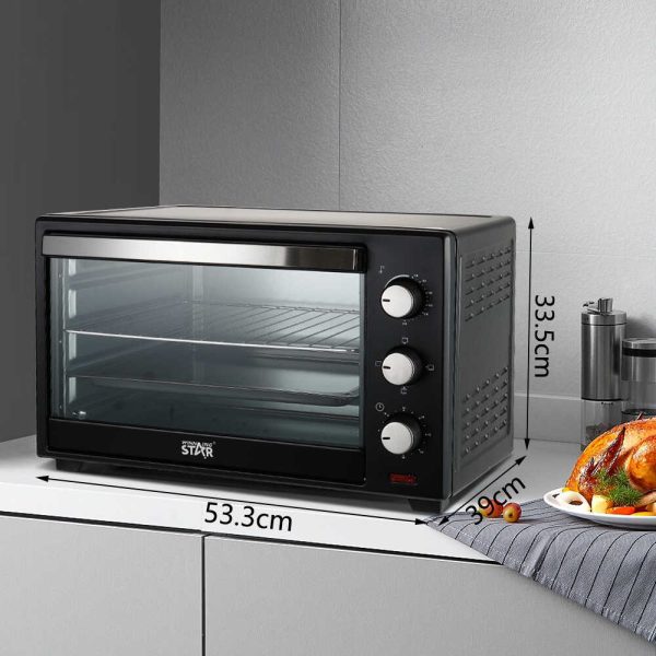 WINNING STAR ST-9620 Elektromos Sütő, 38L, 1600W, Többfunkciós
