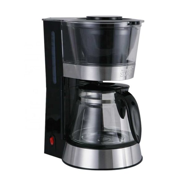 WINNING STAR ST-9712 Csepegtetős Kávéfőző, 1.2L, Rozsdamentes Acél/Üveg