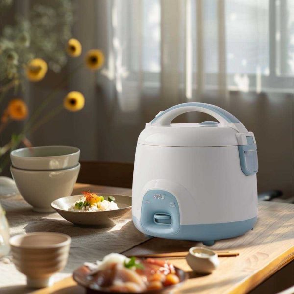 WINNING STAR ST-9354 Kompakt Elektromos Rizsfőző, 1L, Melegen Tartás Funkcióval