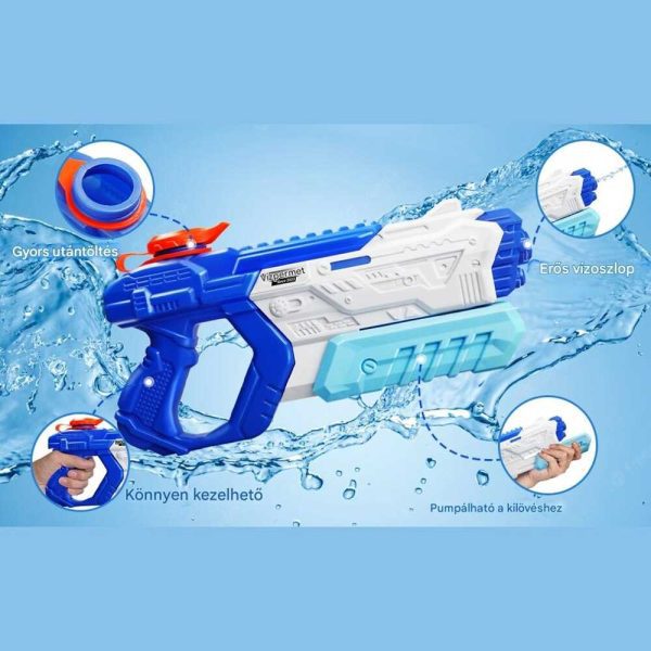 Esoaker Pumpás Vízipisztoly – 800ml tartály, akár 60 lövés, 9 méteres hatótáv