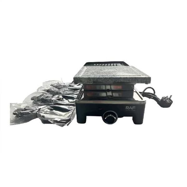RAF R.5425 Többfunkciós Asztali Grill és Raclette Sütő, 1500W, Tapadásmentes Felülettel