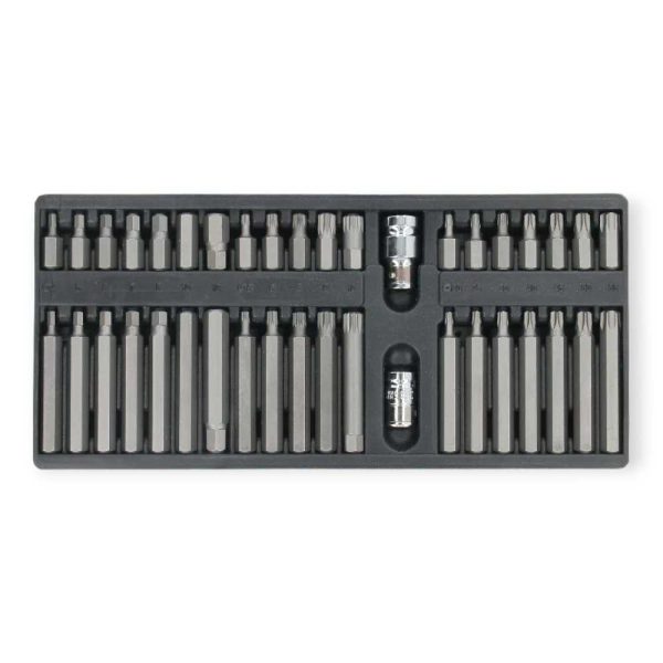 Haina HA-1447 Dugókulcs és Bit Készlet, 40 részes, 1/2" 3/8", Hex Torx XZN, Króm-vanádium acél