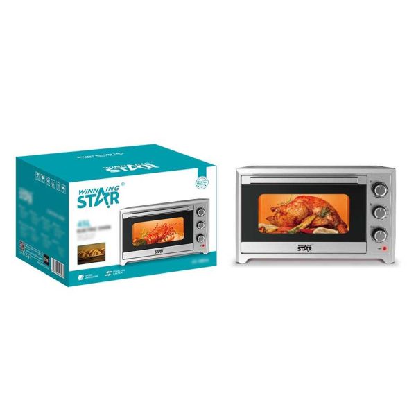 WINNING STAR ST-9854 Elektromos Sütő, 45L, 1600W, Grill Funkció