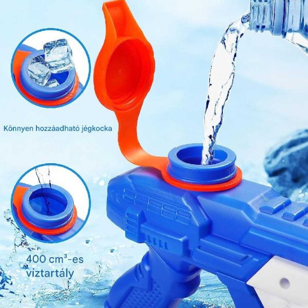 Esoaker Pumpás Vízipisztoly – 800ml tartály, akár 60 lövés, 9 méteres hatótáv
