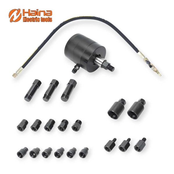 Haina HA-2540 21 részes Pneumatikus Diesel Injektor Kihúzó Készlet, Univerzális, 6-12 bar