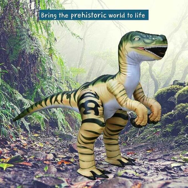 Felfújható Velociraptor ,játék dinó gyerekeknek