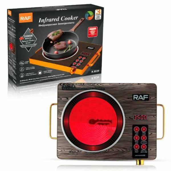 Raf R.8029 Infravörös elektromos tűzhely , LCD kijelzővel , 3500 W