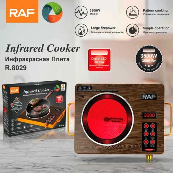 Raf R.8029 Infravörös elektromos tűzhely , LCD kijelzővel , 3500 W