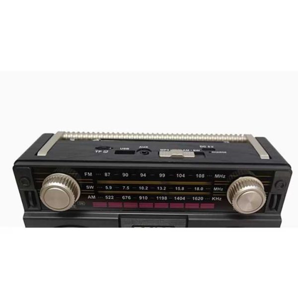 MEIER MD-1305BT Hordozható Rádió Retró Stílusban Bluetooth-szal, USB/SD és FM/AM/SW Funkciókkal