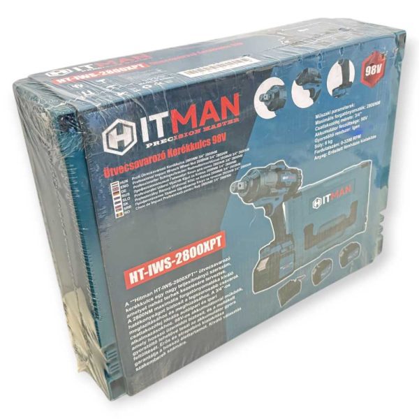 Hitman HT-IWS-2800XPT Ütvecsavarozó – 3/4", 2800 Nm, 98V