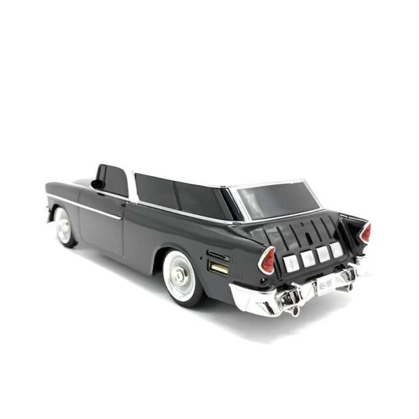 WSTER 1955-ös Chevrolet Nomad Bluetooth hangszóró FM rádióval és kártyaolvasóval, fekete