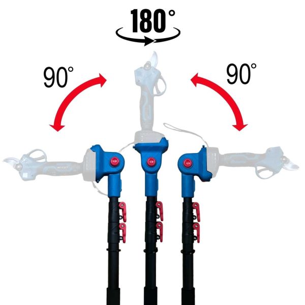 Boxer BX3265 Teleszkópos Hosszabbító Kar, 110-200cm, Állítható Dőlésszög, 3 Pólusú Akkus Gépekhez