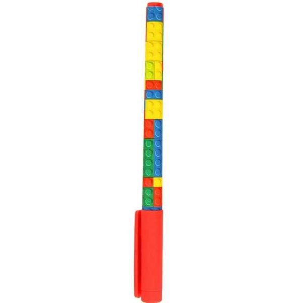Golyóstoll lego mintázattal