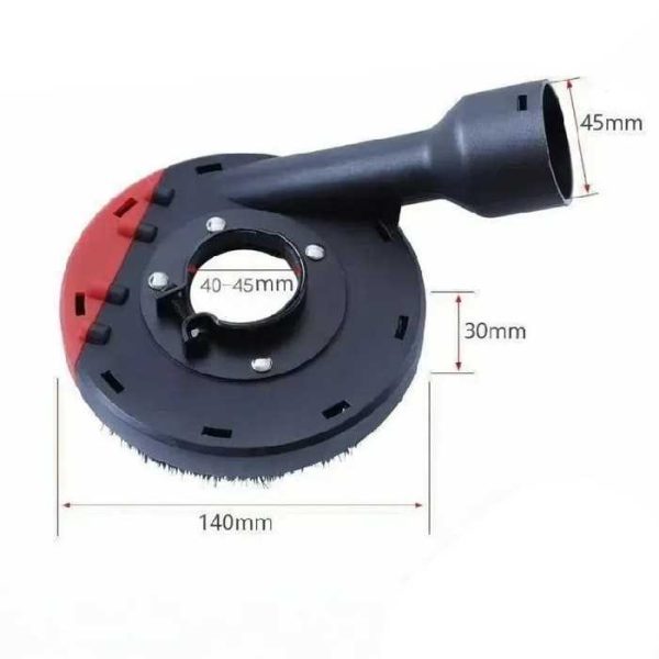 KrafTech KT-1313 Porelszívó Adapter, Sarokcsiszolóhoz, 125-150 mm