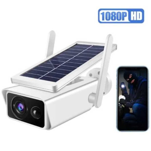 MTLUKR Q1 Napelemes WiFi Smart Kamera, Full HD 1080P, mozgásérzékeléssel