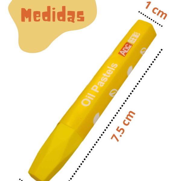 Pasztell zsírkréta 12 db színnnel