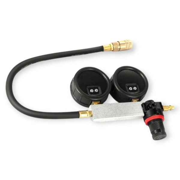 Haina HA-3101 Motor Henger Szivárgásmérő Készlet, 0-7 BAR/0-100 PSI, Kétfokozatú Diagnosztika