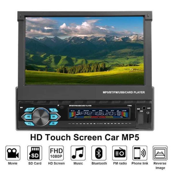 TASBEL MODEL-6 Autós Multimédia Fejegység, WiFi, GPS, 1024x600 Érintőképernyő