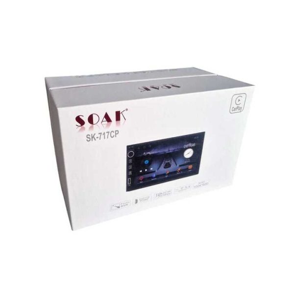 SOAK SK-717CP Autós Multimédia Fejegység, 7" Érintőképernyő, 4GB RAM, Android Auto & CarPlay
