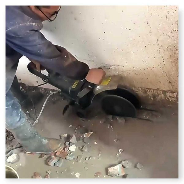 Haina HM-7418 Elektromos Aszfalt és Betonvágó – 3900W, Dupla Tárcsás