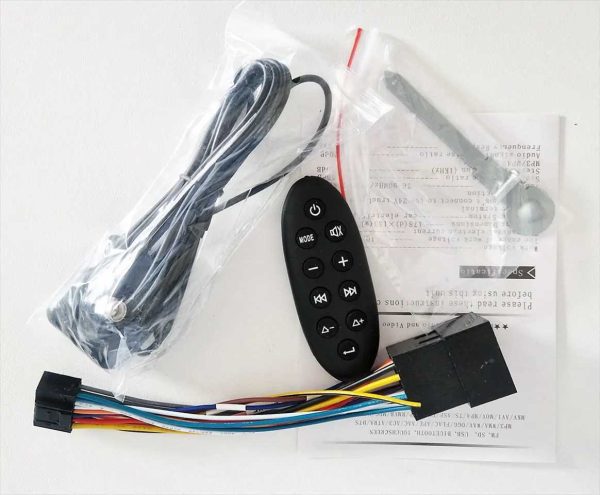 7" Autós Multimédia Lejátszó, MP5, 1DIN, 1080P, Érintőképernyő, Bluetooth