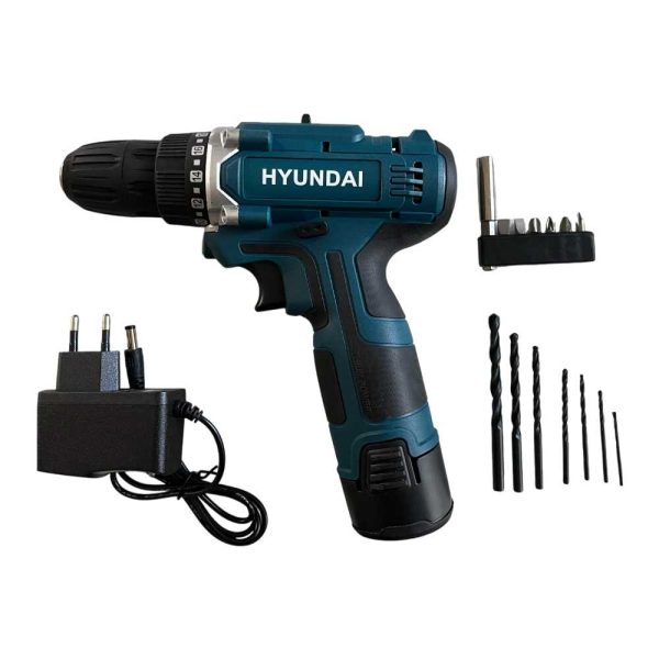 Hyundai HYD-10,8VE-Li Akkus Fúró-Csavarozó, 10,8V, 1500mAh