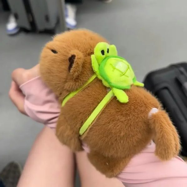 Csuklós kapibara plüss mozgó farokkal