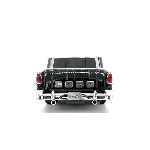 WSTER 1955-ös Chevrolet Nomad Bluetooth hangszóró FM rádióval és kártyaolvasóval, fekete