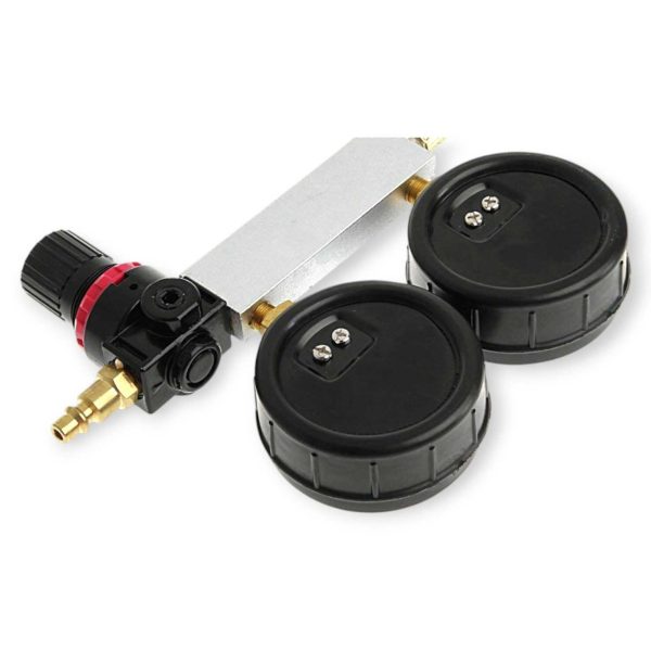 Haina HA-3101 Motor Henger Szivárgásmérő Készlet, 0-7 BAR/0-100 PSI, Kétfokozatú Diagnosztika