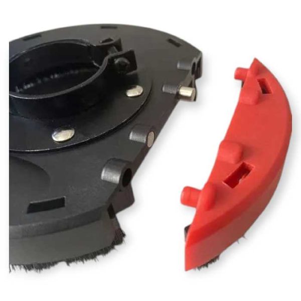 KrafTech KT-1313 Porelszívó Adapter, Sarokcsiszolóhoz, 125-150 mm