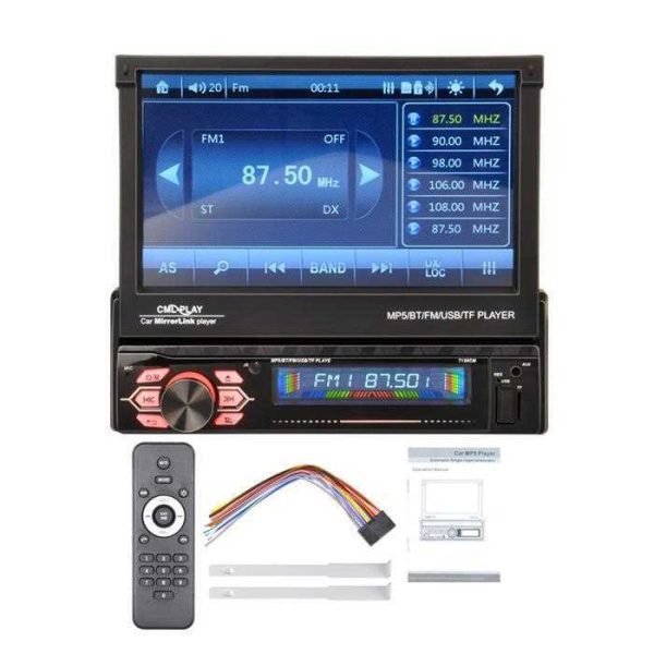 CML-PLAY CML-7130CM Autós Multimédia Fejegység, 7" Érintőképernyő, Bluetooth, 1080P