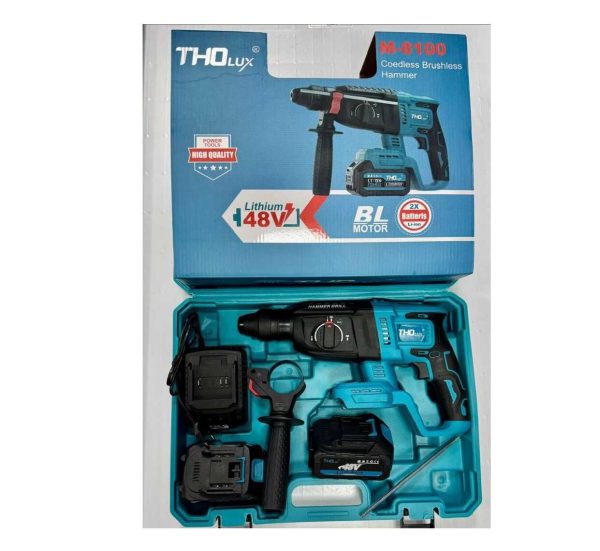 THO Lux M-8100 48V akkumulátoros kefe nélküli ütvefúró-csavarozó