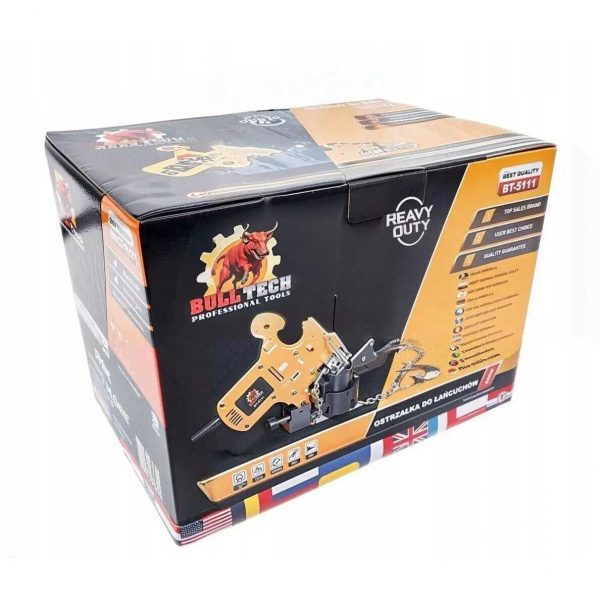"BULL TECH BT-5111 Láncélező Gép 650W, 7500 Ford./perc, 100mm-es Koronggal "