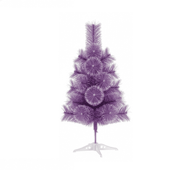 "Lila Álom Műfenyő, Karácsonyfa , Hosszú Tűlevelű havas Elegancia - 90 cm "
