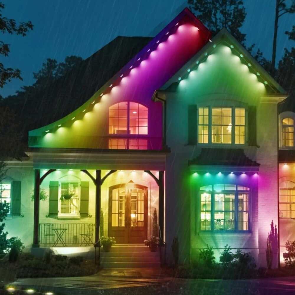 Wifis Okos LED Fényfüzér tappancsos led, 30 méteres, 72 LED, távirányítós, hangvezérelt aplikációval.