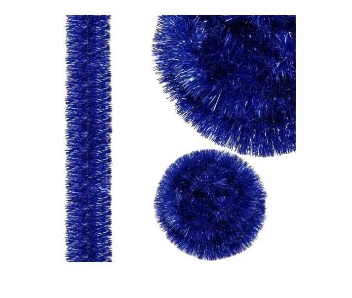 Karácsonyi Elegancia Sötétkék girland boa 2 méter 10 cm