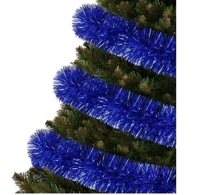 Karácsonyi Elegancia Sötétkék girland boa 2 méter 10 cm