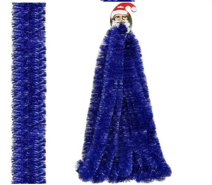 Karácsonyi Elegancia Sötétkék girland boa 2 méter 10 cm