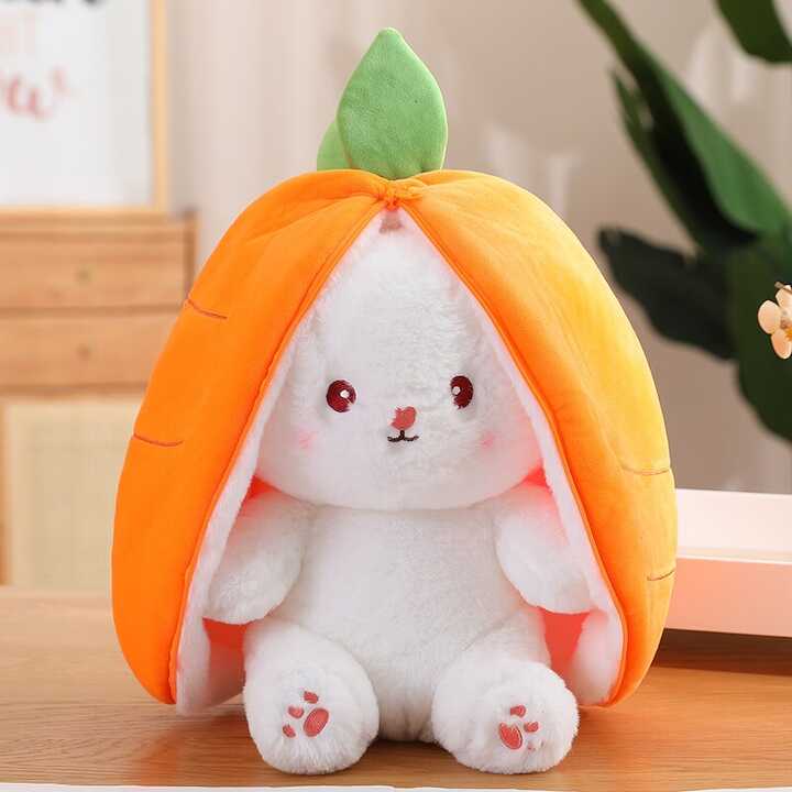 Répába bújt plüss nyuszi , 23 cm