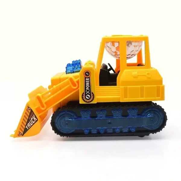 Lánctalpas zenélő markoló , beépített discogömbbel