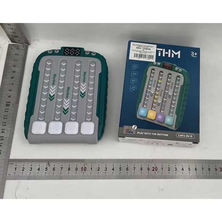 Interaktív flippy ritmusjáték , 6 szint , 15 x 3 x 11 cm