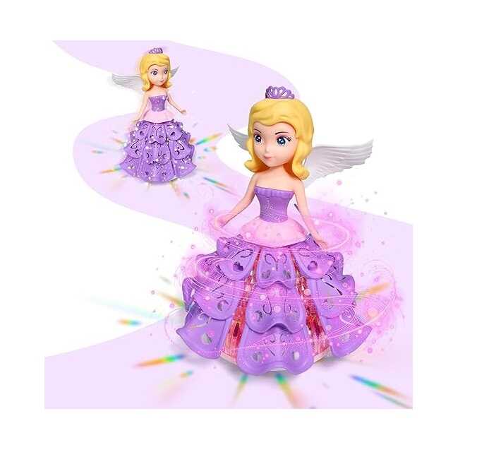 Interaktív zenélő és táncoló hercegnő baba