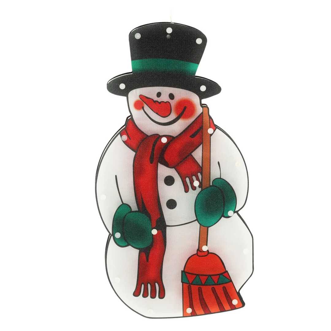 hóember ablakdíszv