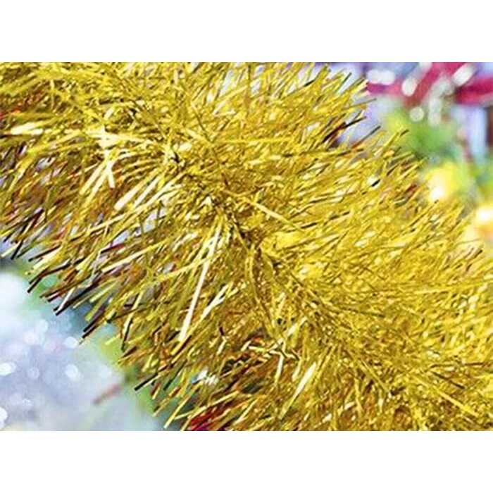 Karácsonyi Királyi Ragyogás Girland Boa Arany Színű 2 méter 10 cm