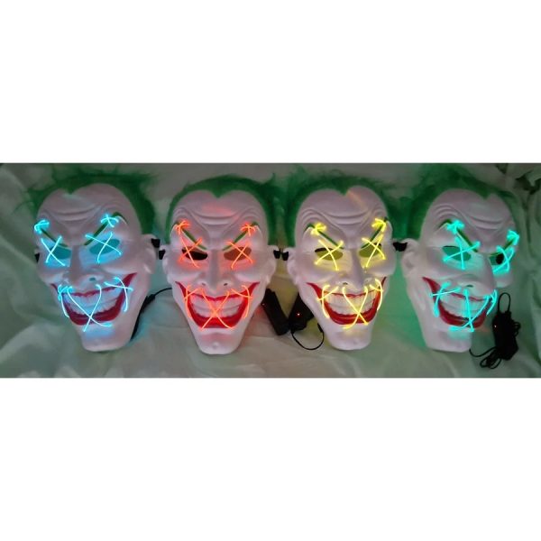 Ledes Joker rémisztő haloweeni álarc
