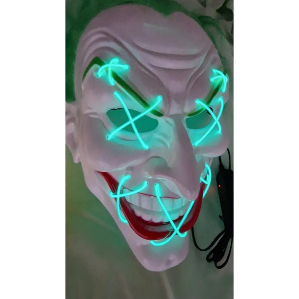 Ledes Joker rémisztő haloweeni álarc
